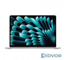 Ноутбук Apple MacBook Air 15 M4 (2025) Silver (Apple M4 10-CPU/15.3/16Gb/256Gb/10-GPU) MW1G3