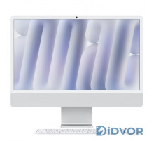 Моноблок Apple iMac 24 M4 (2024) Silver (Серебристый) (M4 10-core CPU/16GB/512Gb/10-Core GPU) MWUV3