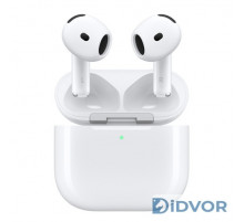 Наушники Apple AirPods 4 с шумоподавлением и беспроводным зарядным футляром