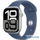 Apple Watch Series 10 (GPS) 46mm Silver Aluminum Case with Denim Sport Band