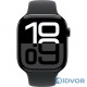 Apple Watch Series 10 (GPS) 46mm Jet Black Aluminum Case with Black Sport Band