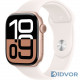 Apple Watch Series 10 (GPS) 46mm Rose Gold Aluminum Case with Light Blush Sport Band