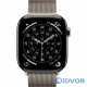 Apple Watch Series 11 (GPS+Cellular) 42mm Natural Titanium Case with Natural Milanese Loop