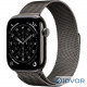 Apple Watch Series 11 (GPS+Cellular) 42mm Slate Titanium Case with Slate Milanese Loop
