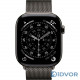 Apple Watch Series 11 (GPS+Cellular) 42mm Slate Titanium Case with Slate Milanese Loop