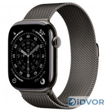 Смарт-часы Apple Watch Series 11 (GPS+Cellular) 46mm Slate Titanium Case with Slate Milanese Loop (Графитовый)