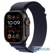 Смарт-часы Apple Watch Ultra 2 (2024) 49mm Black Titanium Case with Alpine Loop Navy (Синий)