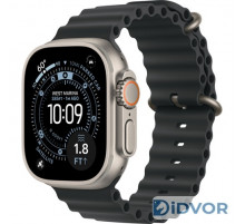 Смарт-часы Apple Watch Ultra 3 (2025) 49mm Natural Titanium Case with Ocean Band Black (Черный)