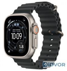Смарт-часы Apple Watch Ultra 3 (2025) 49mm Natural Titanium Case with Ocean Band Black (Черный)