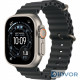 Apple Watch Ultra 3 (2025) 49mm Natural Titanium Case with Ocean Band Black