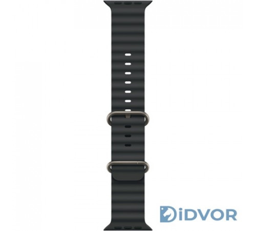 Apple Watch Ultra 3 (2025) 49mm Natural Titanium Case with Ocean Band Black