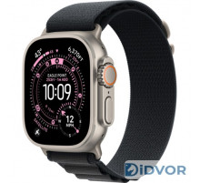 Смарт-часы Apple Watch Ultra 3 (2025) 49mm Natural Titanium Case with Alpine Loop Black (Черный)