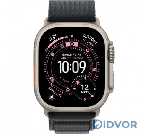 Apple Watch Ultra 3 (2025) 49mm Natural Titanium Case with Alpine Loop Black
