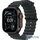 Apple Watch Ultra 3 (2025) 49mm Black Titanium Case with Ocean Band Black