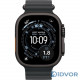 Apple Watch Ultra 3 (2025) 49mm Black Titanium Case with Ocean Band Black