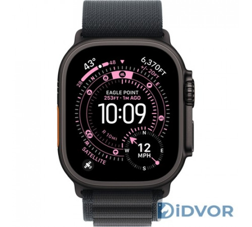 Apple Watch Ultra 3 (2025) 49mm Black Titanium Case with Alpine Loop Black