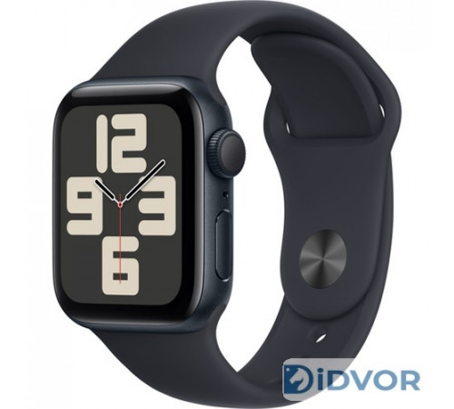 Apple Watch SE 2 (GPS) 40mm Midnight Aluminum Case with Midnight Sport Band
