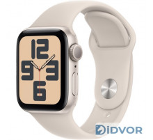 Смарт-часы Apple Watch SE 2 (GPS) 40mm Starlight Aluminum Case with Starlight Sport Band (Сияющая звезда)