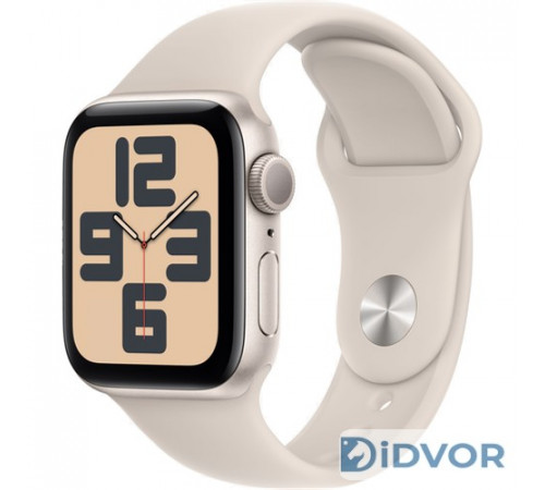 Apple Watch SE 2 (GPS) 40mm Starlight Aluminum Case with Starlight Sport Band