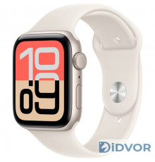 Смарт-часы Apple Watch SE 3 (GPS) 44mm Starlight Aluminum Case with Starlight Sport Band (Сияющая звезда)