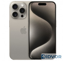 Смартфон Apple iPhone 15 Pro 128GB Natural Titanium (Натуральный Титан) SIM+eSIM